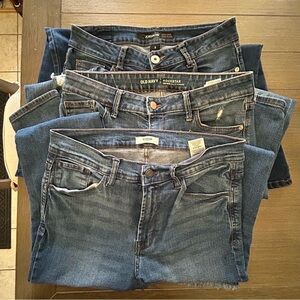 3 Women's Skinny  and slim flare Jeans , bundle of 3 jeans